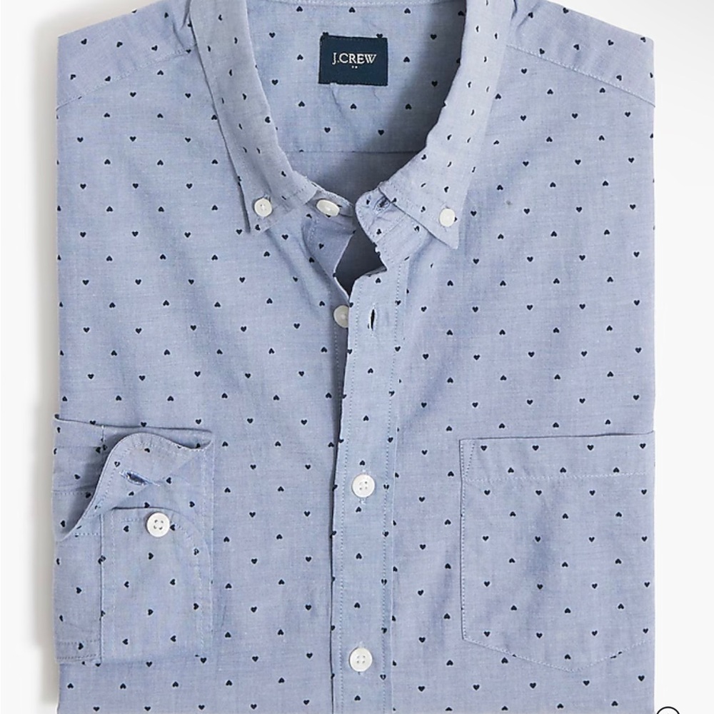 J. Crew Men's Blue Shirt